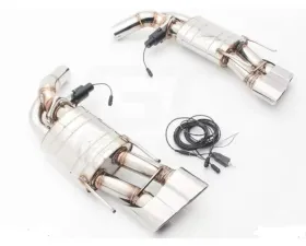 Meisterschaft Stainless Steel GT Racing 4x120x80mm Oval Tips Mercedes-Benz S63 AMG | S65 AMG W221 S-Class 2011-2013