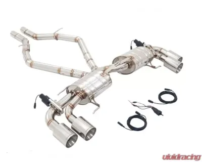 Meisterschaft Titanium STC W/ Stainless SR Pipes Alfa Romeo Guilia Quadrifoglio (2.9L V6 twin Turbo) - AR0112406
