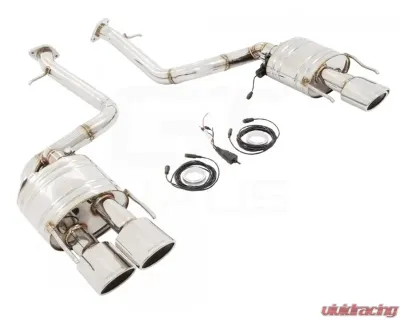 Meisterschaft Titanium GTC EV Control Exhaust With 4x120x80mm Tips Lexus GS-F 16-17 - LE0322618