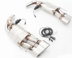 Meisterschaft Titanium GTC EV Control Exhaust With 4x120x80mm Tips Mercedes-Benz CL550 V8 11-13