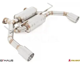 Meisterschaft GT2 Exhaust 2x130mm Dual Tips Infiniti Q50 Sedan 3.0 V6 Turbo