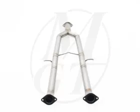 Meisterschaft Titanium Catback Mid Pipe Section Infiniti QX70 3.7 Litre V6 14-15