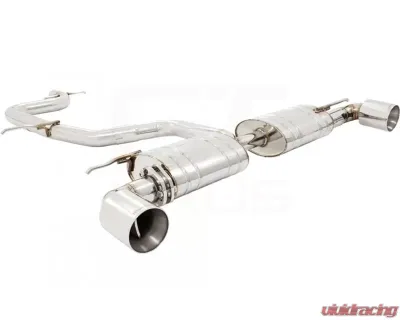Meisterschaft Titanium Super GT Racing Exhaust with 2x102mm Tips Volkwagen Golf GTI MK6 10-14 - VW0212303