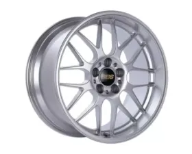 BBS Wheels RG-R Wheel 19x8.5 5x114.3 18mm Sport Silver Diamond Cut Rim