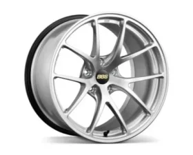 BBS RI-A Wheel 18x10.5 5x114.3 18mm Diamond Silver