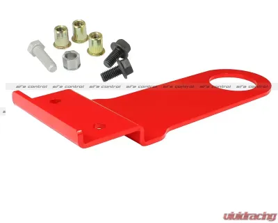 aFe Power Control PFADT Series Red Front Tow Hook Chevrolet Corvette C6 05-13 - 450-401005-R