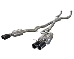 aFe Power Mach Force Catback Exhaust System w/Carbon Fiber Tips BMW M5 F10 V8-4.4L (tt) 12-16