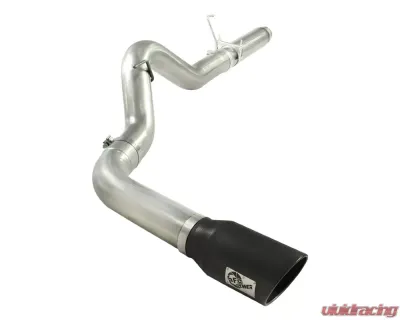 aFe Power Mach Force XP 5 Inch Stainless DPF Back Exhaust with Black Tip Dodge Ram Diesel 6.7L 2500 | 3500 07-12 - 49-42016-B