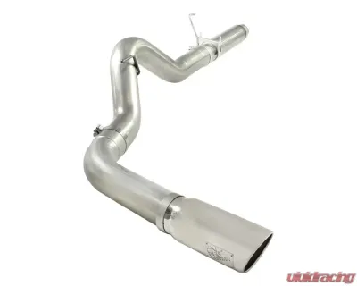 aFe Power Mach Force XP 5 Inch Stainless DPF Back Exhaust with Polished Tip Dodge Ram Diesel 6.7L 2500 | 3500 07-12 - 49-42016-P