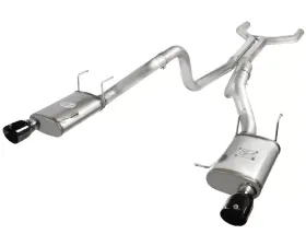 aFe Power Mach Force XP Catback Exhaust w/Black Tip Ford Mustang GT 5.0L 2011-2014