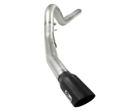 aFe Power Mach Force XP 5 Inch Stainless Steel Exhaust System Black Tip Ford F-250/F-350/F-450 08-10