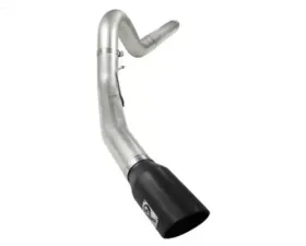 aFe Power Mach Force XP 5 Inch Stainless Steel Exhaust System Black Tip Ford F-250/F-350/F-450 11-13