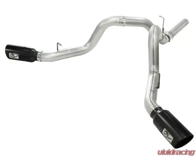 aFe Power Mach Force XP Stainless Steel DPF Back Exhaust with Black Tip Chevrolet Silverado | GMC Sierra 2500/3500 11-13 - 49-44043-B