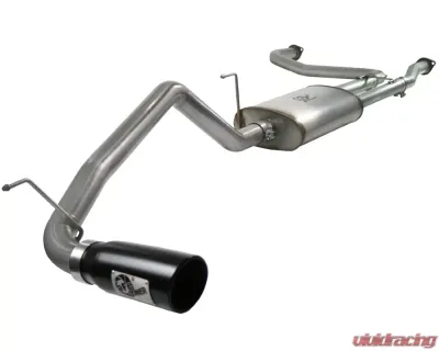 aFe Power MachForce XP Stainless Steel Catback Exhaust System Black Tip Nissan Titan V8-5.6L 04-12 - 49-46102-B