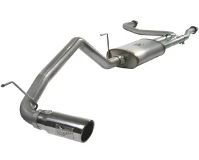 aFe Power MachForce XP Stainless Steel Catback Exhaust System Polished Tip Nissan Titan V8-5.6L 04-12