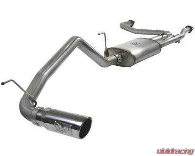 aFe Power MachForce XP Stainless Steel Catback Exhaust System Polished Tip Nissan Titan V8-5.6L 04-12 - 49-46102-P
