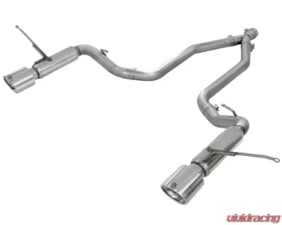 aFe Power Mach Force XP 2.5inch DPF-Back Stainless Exhaust with Resonators Jeep Grand Cherokee V6 3.0T DSL 14+ - 49-46234
