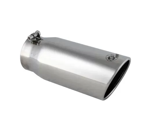 aFe Power MACH Force XP Polished Stainless Steel Exhaust Tips 4in x 5in Out x 12in L - 49-90002