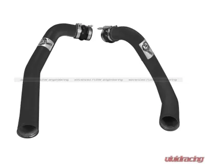 aFe Power Bladerunner 3 inch Black Intercooler Hot and Cold Side Tubes with Couplings and Clamps Ford F-250 350 99-03 - 46-20094-B