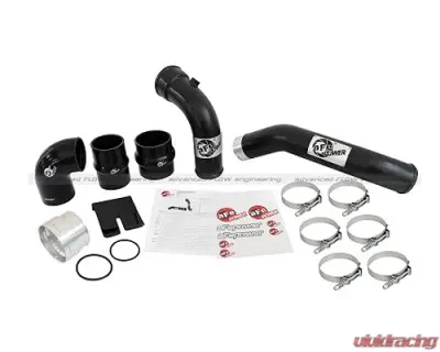 aFe Power Bladerunner 3" Black Intercooler Hot and Cold Charge Pipe Kit Ford Trucks V8-6.7L (td) 2011-2016 - 46-20144-B