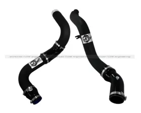 aFe Power Bladerunner 3 inch Black Intercooler Hot and Cold Side Tubes with Couplings and Clamps Kit RAM 1500 EcoDiesel 14-15