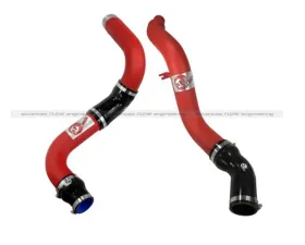aFe Power Bladerunner 3 inch Red Intercooler Hot and Cold Side Tubes with Couplings and Clamps Kit RAM 1500 EcoDiesel 14-15