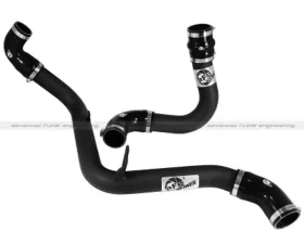 aFe Power Bladerunner 2.5 inch Black Intercooler Hot and Cold Side Tubes with Couplings and Clamps Kit Ford Focus ST 13-15