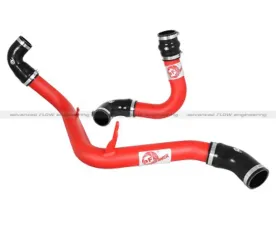 aFe Power Bladerunner 2.5 inch Red Intercooler Hot and Cold Side Tubes with Couplings and Clamps Kit Ford Focus ST 13-15