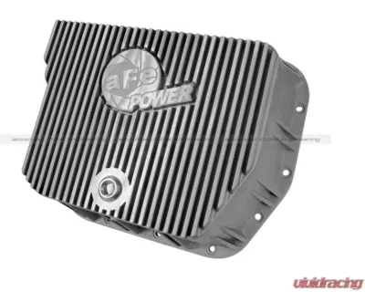 aFe Power Transmission Pan Cover Raw for Dodge Diesel Trucks 94-07, 3-4 Qt Capacity - 46-70050
