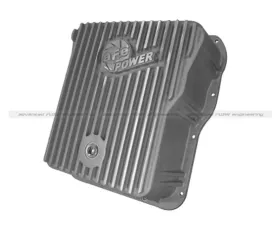 aFe Power Transmission Pan Cover Raw GM Diesel Trucks 01-15