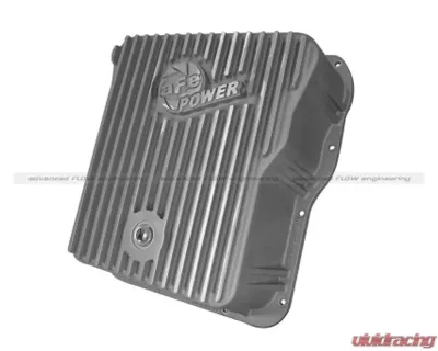 aFe Power Transmission Pan Cover Raw for GM Diesel Trucks 2001-2015 V8 6.6L - 46-70070