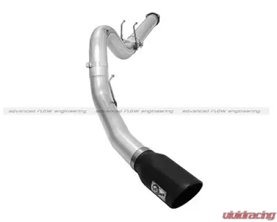 aFe Power ATLAS 5 Inch Back Aluminized Steel Exhaust System with Black Tip Ford F-250/F-350 6.7L V8 2015 - 49-03064-B