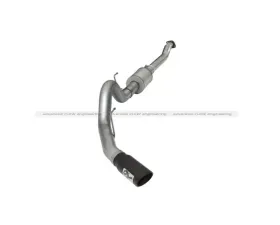 aFe Power ATLAS 4 inch Catback Aluminized Steel Exhaust System w/Black Tip Ford F-150 EcoBoost 2015-2022
