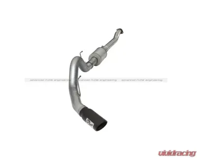 aFe Power ATLAS 4 inch Catback Aluminized Steel Exhaust System w/Black Tip Ford F-150 EcoBoost 2015-2022 - 49-03069-B