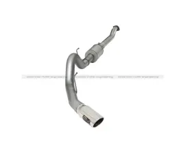 aFe Power ATLAS 4 inch Catback Aluminized Steel Exhaust System w/Polished Tip Ford F-150 EcoBoost 2015-2022
