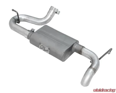 aFe Power Scorpion 2-1/2" Aluminized Steel Axle-Back Exhaust System Jeep Wrangler JK 07-17 - 49-08046