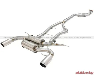 aFe Power Mach Force-Xp Stainless Steel 3"-2.5" Catback Exhaust w/Polished Tips BMW 335i E90/E92 3.0L N55 11-13 - 49-36328-P