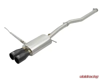 aFe Power Mach Force Xp 2.5 inch 304 Stainless Steel Catback Exhaust System w/Black Tips Mini Cooper S 2.0T F56 - 49-36331-B
