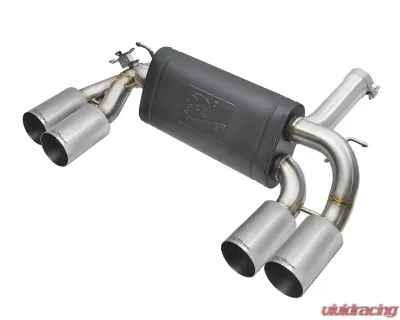 aFe Power MACH Force-Xp 3" to 2-1/2" 304 Stainless Steel Axle-Back Exhaust System BMW M2 F87 2016-2021 - 49-36333-P
