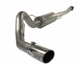 aFe Power MACH Force XP 4in Catback Exhaust System w/Polished Tip Ford F-150 EcoBoost V6 3.5L 11-14