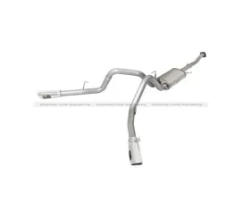 aFe Power Mach Force-Xp 3 inch Catback Stainless Steel Dual Side-Exit Exhaust System w/Polished Tips Ford F-150 2015-2022