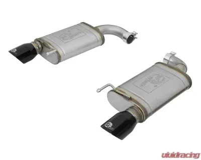 aFe Power Mach Force XP 2-1/2" 409 Stainless Steel Axle-Back Exhaust System Ford Mustang 2015-2022 - 49-43085-B