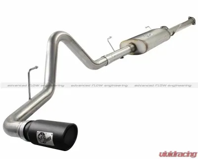 aFe Power MACH Force XP 3in Catback SS-409 Exhaust System w/Black Tip Toyota Tundra V8 5.7L 10-18 - 49-46008-B