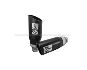 aFe Power Stainless Steel Exhaust Tip Upgrade Black RAM 1500 09-15