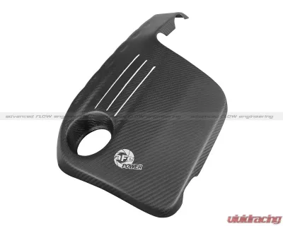 aFe Power S55 Matte Carbon Fiber Engine Cover BMW M2 Competition/M3/M4 (F80/F82/F83/F87) L6-3.0L (tt) S55 2015-2021 - 79-13003