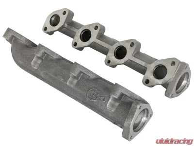 aFe Power BladeRunner Ported Ductile Iron Exhaust Manifolds 2008-2010 Ford F-250/F-350 - 46-40124