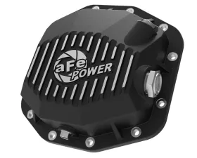 aFe Power Pro Series Rear Differential Cover Black w/ Machined Fins Jeep Wrangler JL V6 3.6L 2018-2024