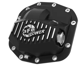 aFe Power Pro Series Front Differential Cover Black w/ Machined Fins Jeep Wrangler JL V6 3.6L 2018-2023
