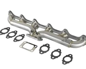 aFe Power Twisted Steel T-3 304 Stainless Header 1998-2002 Dodge Ram 2500/3500/4500