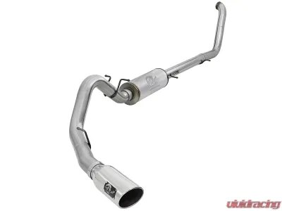 aFe Power Large Bore-HD 4" 409 Stainless Steel Turbo-Back Exhaust System Ford Excursion 00-03 V8-7.3L (td) - 49-43008-P